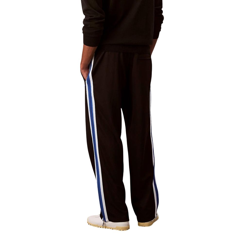 Calvin Klein Jeans Schwarze Jogginghose aus Polyester (Trainingshose)