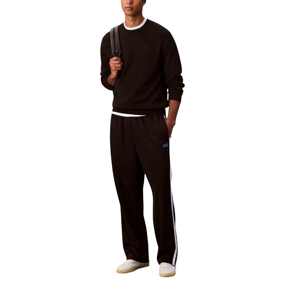 Calvin Klein Jeans Schwarze Jogginghose aus Polyester (Trainingshose)