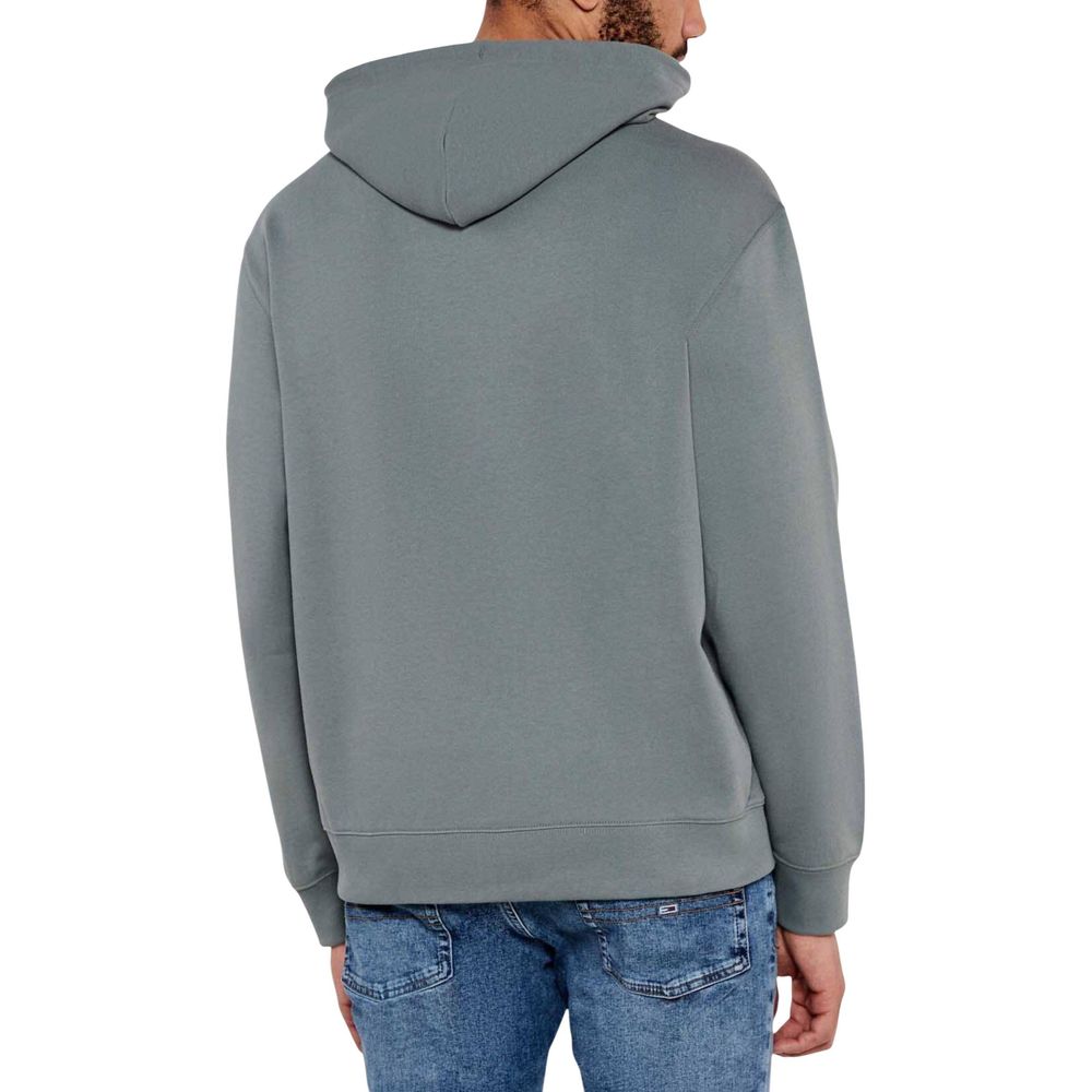 Calvin Klein Jeans Grey Cotton Hoodie