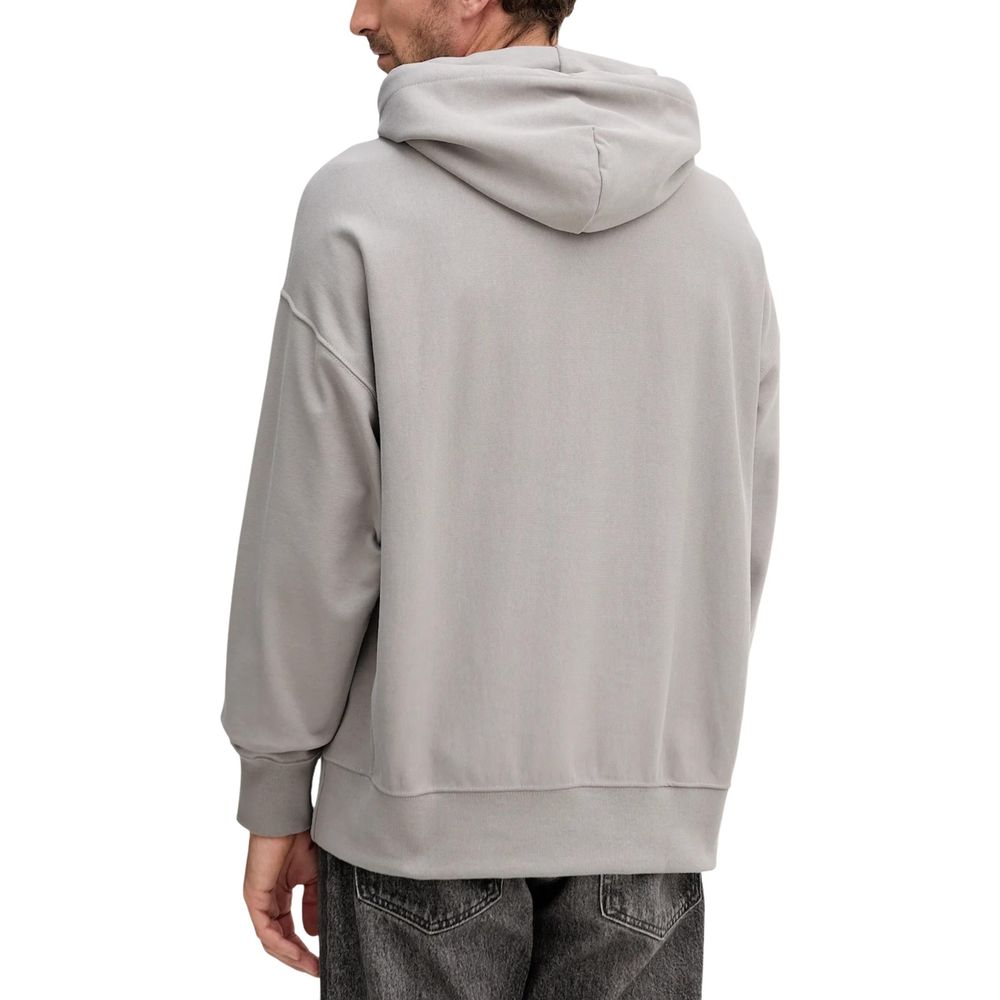Calvin Klein Jeans Grauer Baumwoll-Hoodie