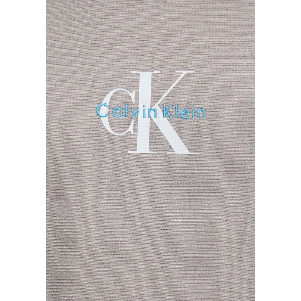 Calvin Klein Jeans Grauer Baumwoll-Hoodie