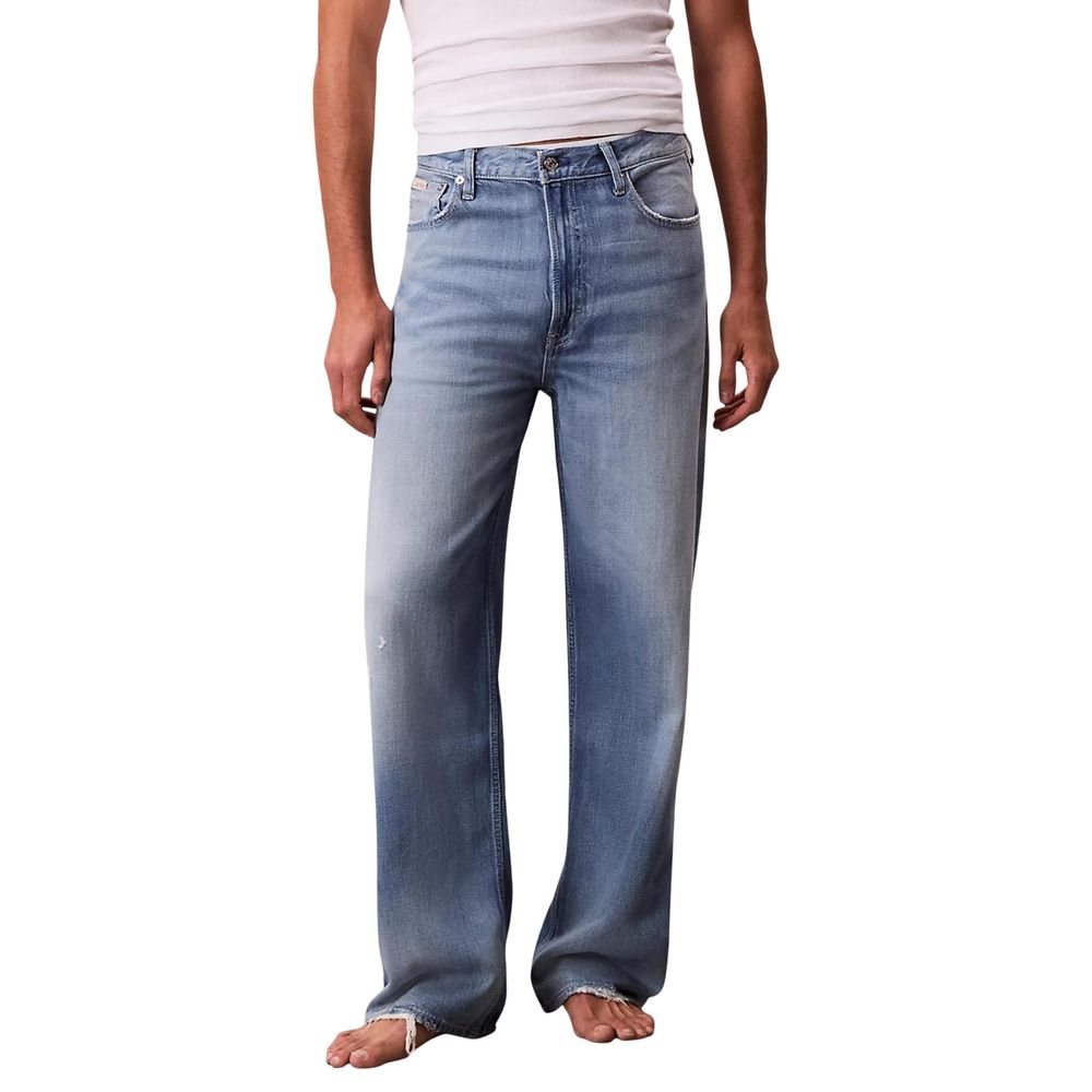 Calvin Klein Jeans Lyocell Relaxed Fit Jeans in Blue