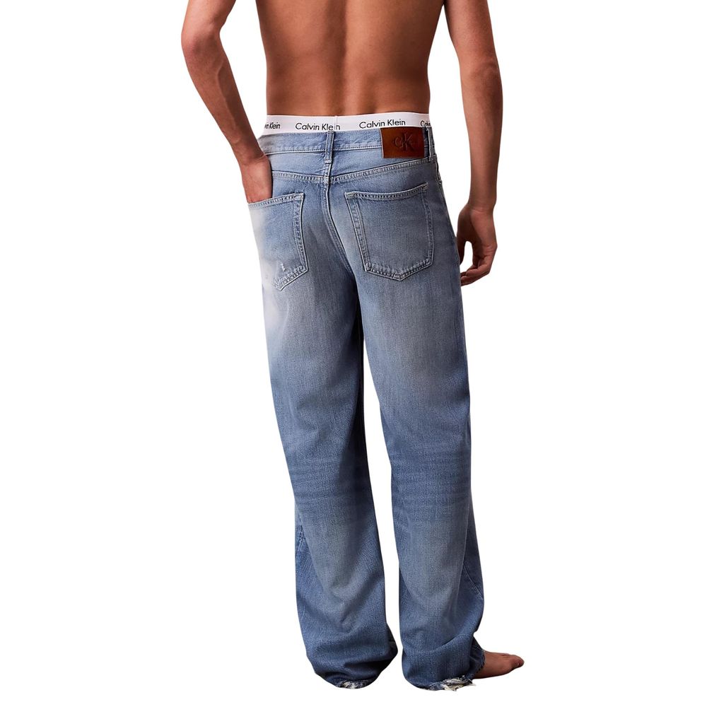 Calvin Klein Jeans Lyocell Relaxed Fit Jeans in Blue