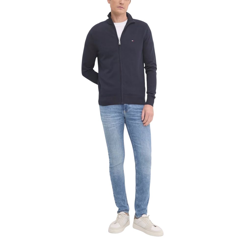 Tommy Hilfiger Blauer Baumwollcardigan