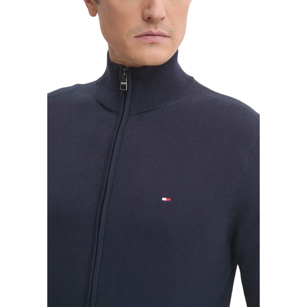 Tommy Hilfiger Blauer Baumwollcardigan