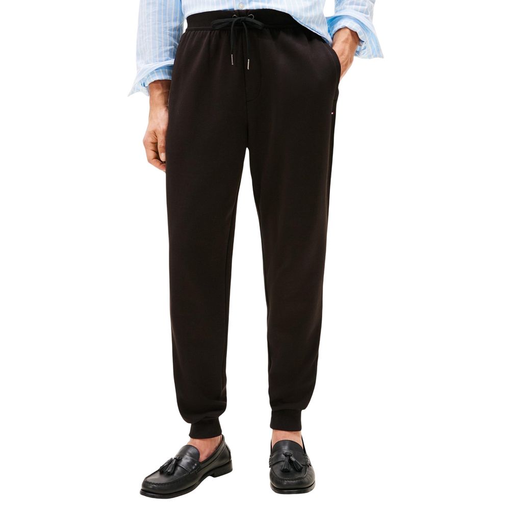 Tommy Hilfiger Schwarze Baumwoll-Jogginghose (Trainingshose)