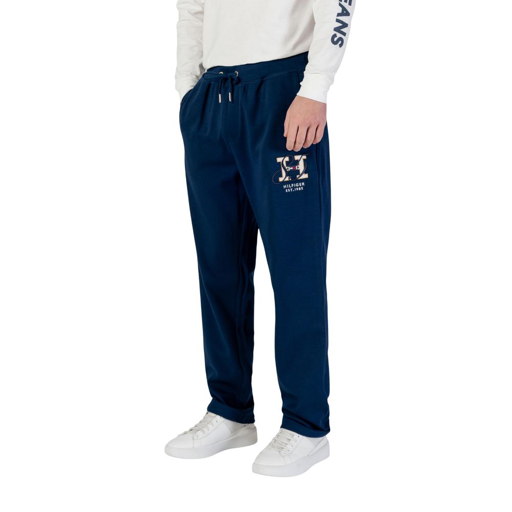 Tommy Hilfiger Blue Recycled Cotton Joggers (Tracksuit Bottoms)