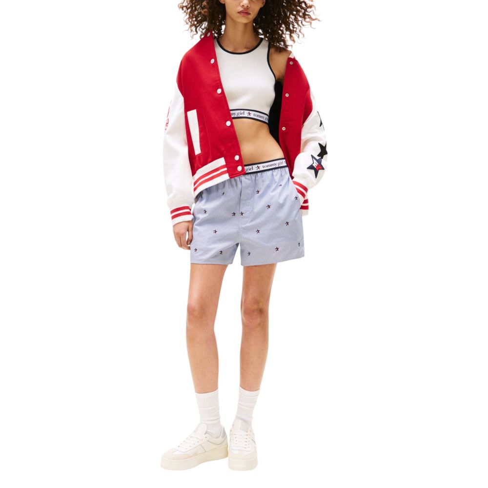 Tommy Hilfiger Jeans Cremefarbenes Oberteil aus Bio-Baumwolle
