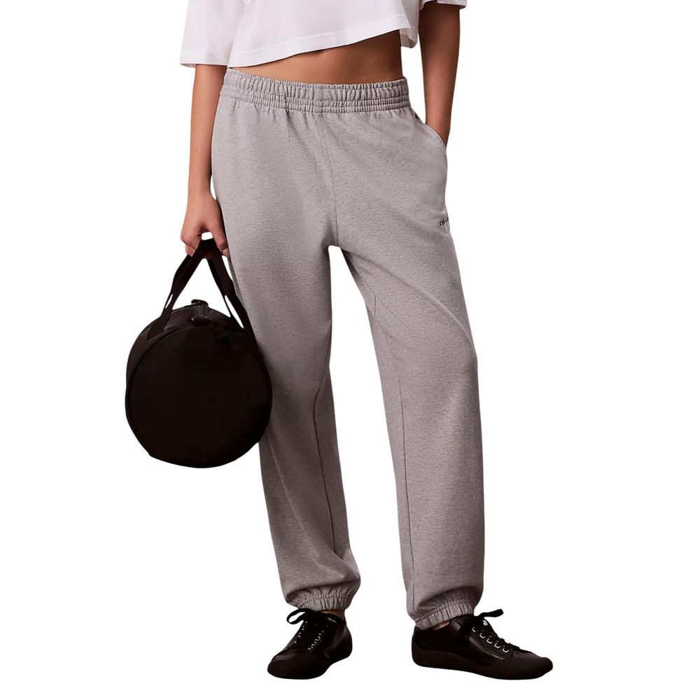 Calvin Klein Jeans Graue Baumwoll-Jogginghose (Trainingshose)