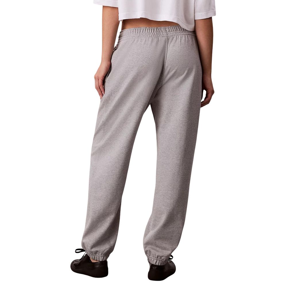 Calvin Klein Jeans Graue Baumwoll-Jogginghose (Trainingshose)
