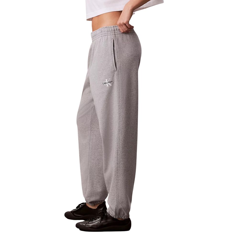 Calvin Klein Jeans Graue Baumwoll-Jogginghose (Trainingshose)