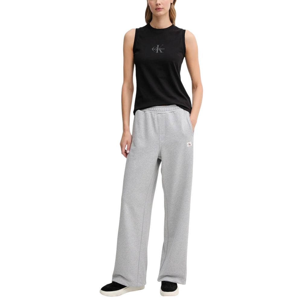 Calvin Klein Jeans Grey Cotton Jogging Bottoms