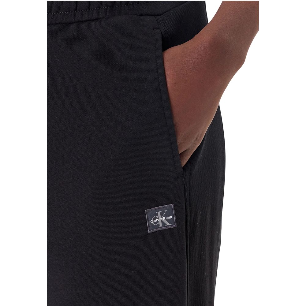 Calvin Klein Jeans Schwarze Baumwoll-Jogginghose (Trainingshose)