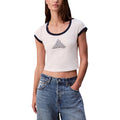 Calvin Klein Jeans Weiße Baumwoll-Tanktops