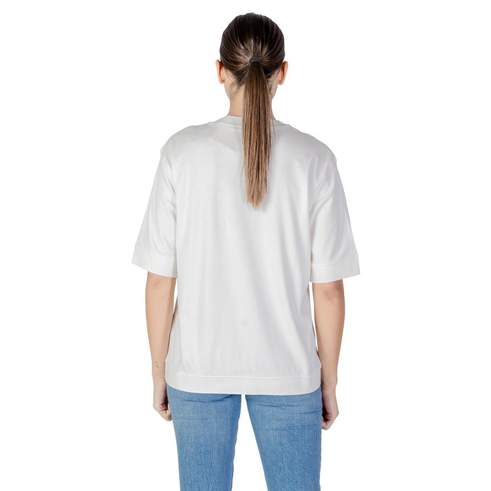 Calvin Klein Jeans Weißes Baumwoll-T-Shirt