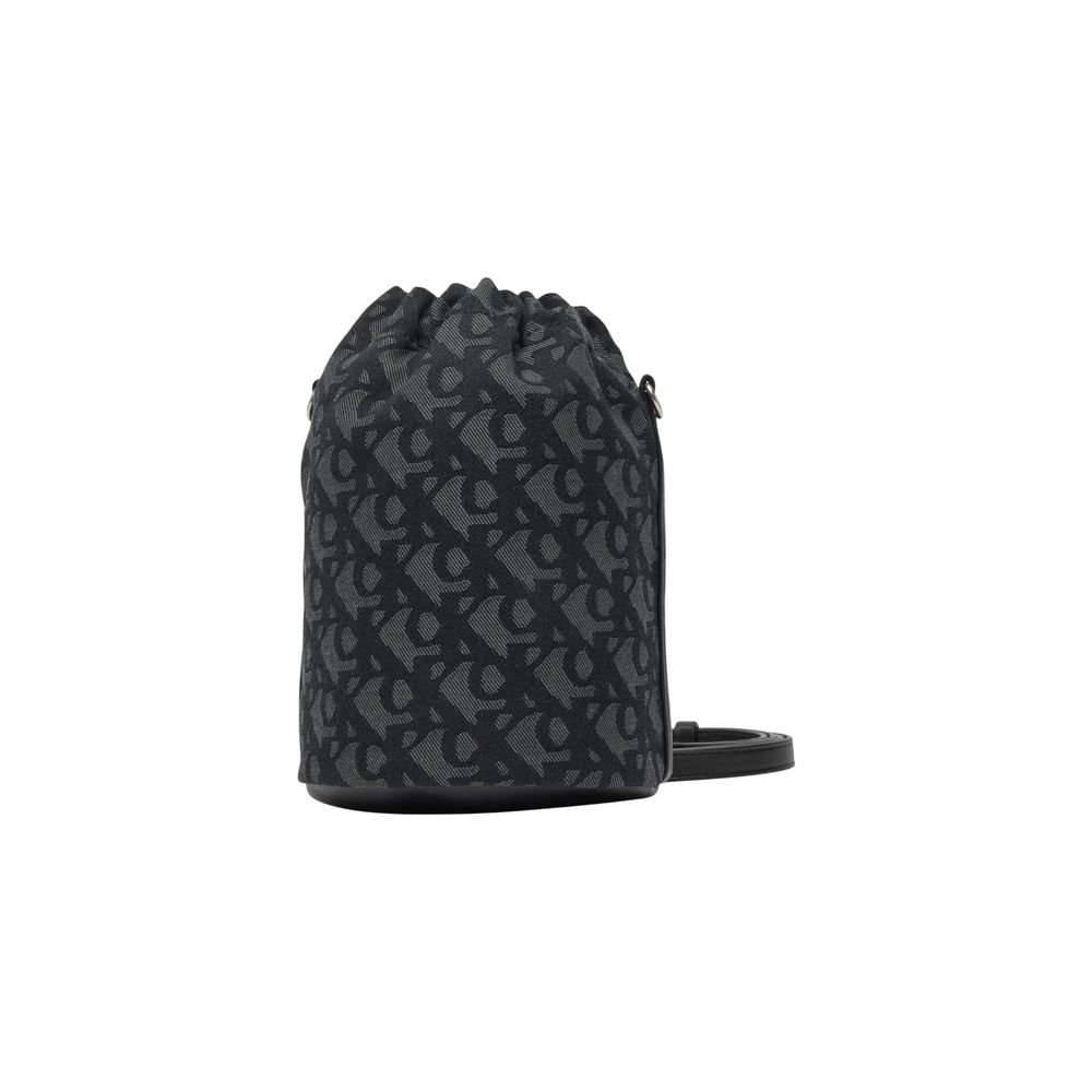 Calvin Klein Schwarze Handtasche aus recyceltem Polyester