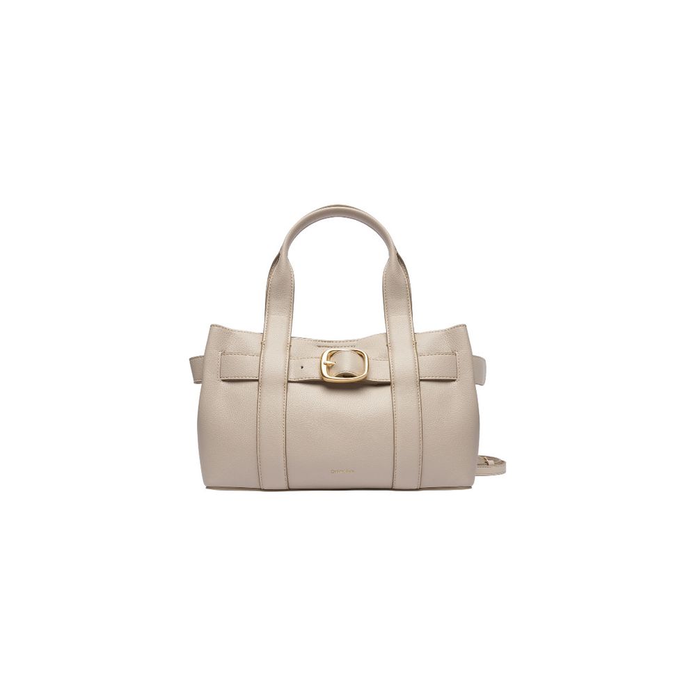 Calvin Klein Graue Handtasche aus Polyethylen