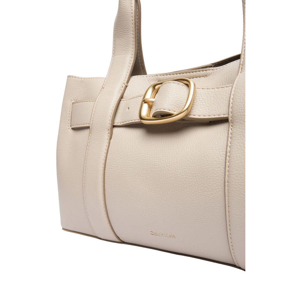 Calvin Klein Graue Handtasche aus Polyethylen