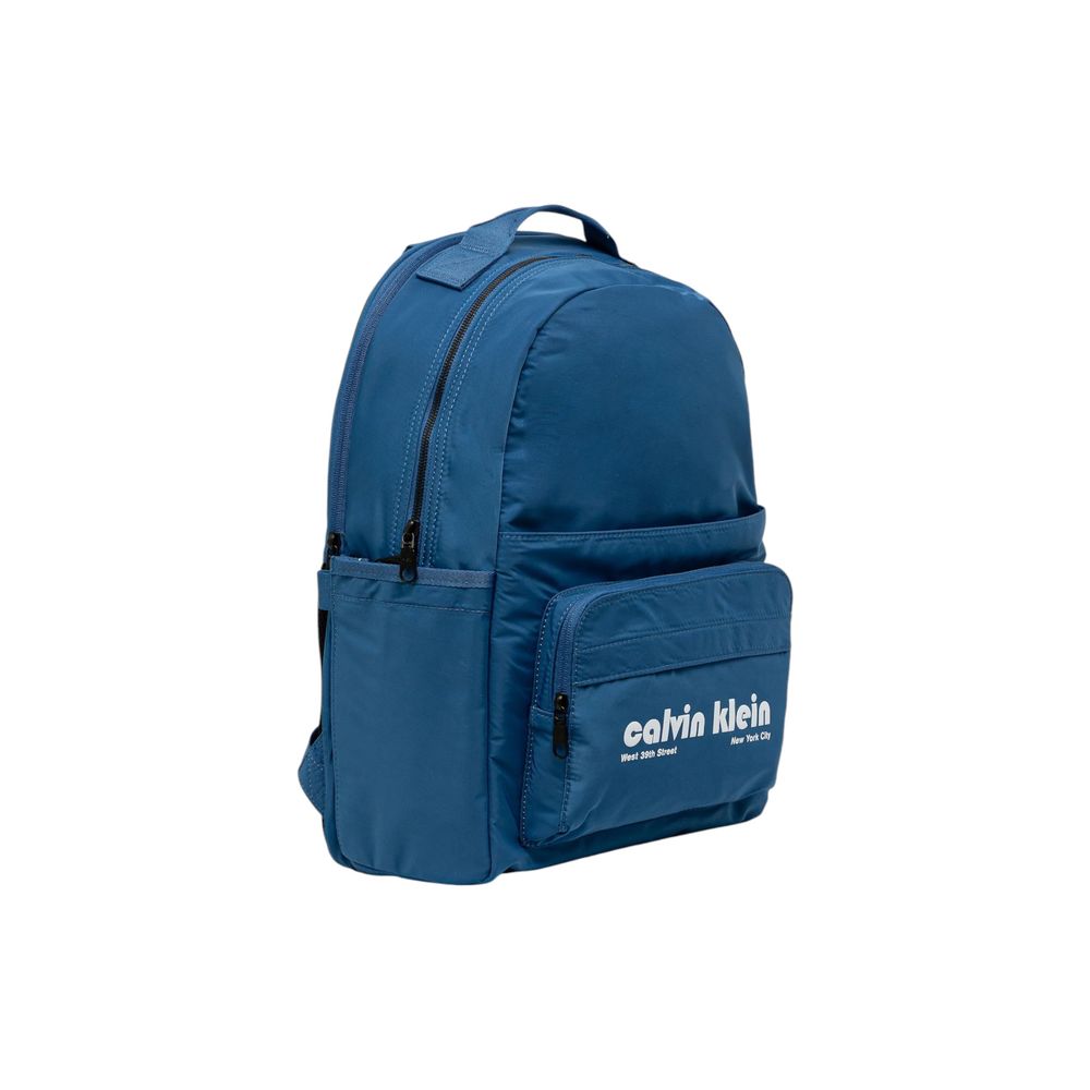 Calvin Klein Blauer Rucksack aus recyceltem Polyester