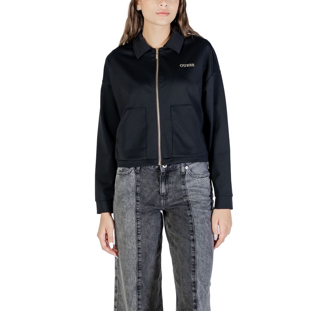 Guess Active Schwarzer Polyamid-Pullover