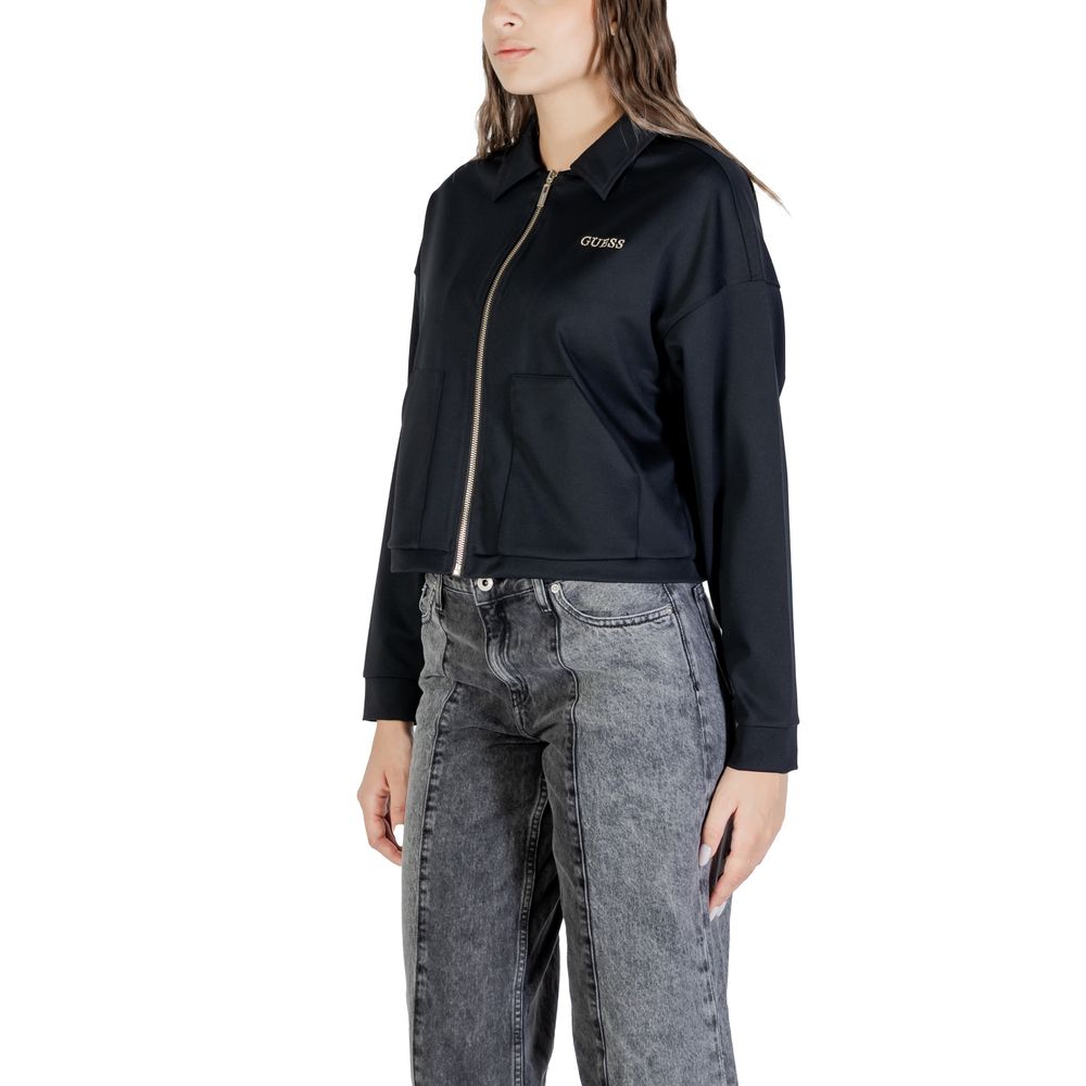 Guess Active Schwarzer Polyamid-Pullover