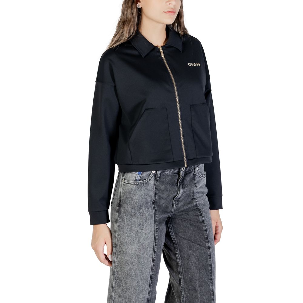 Guess Active Schwarzer Polyamid-Pullover