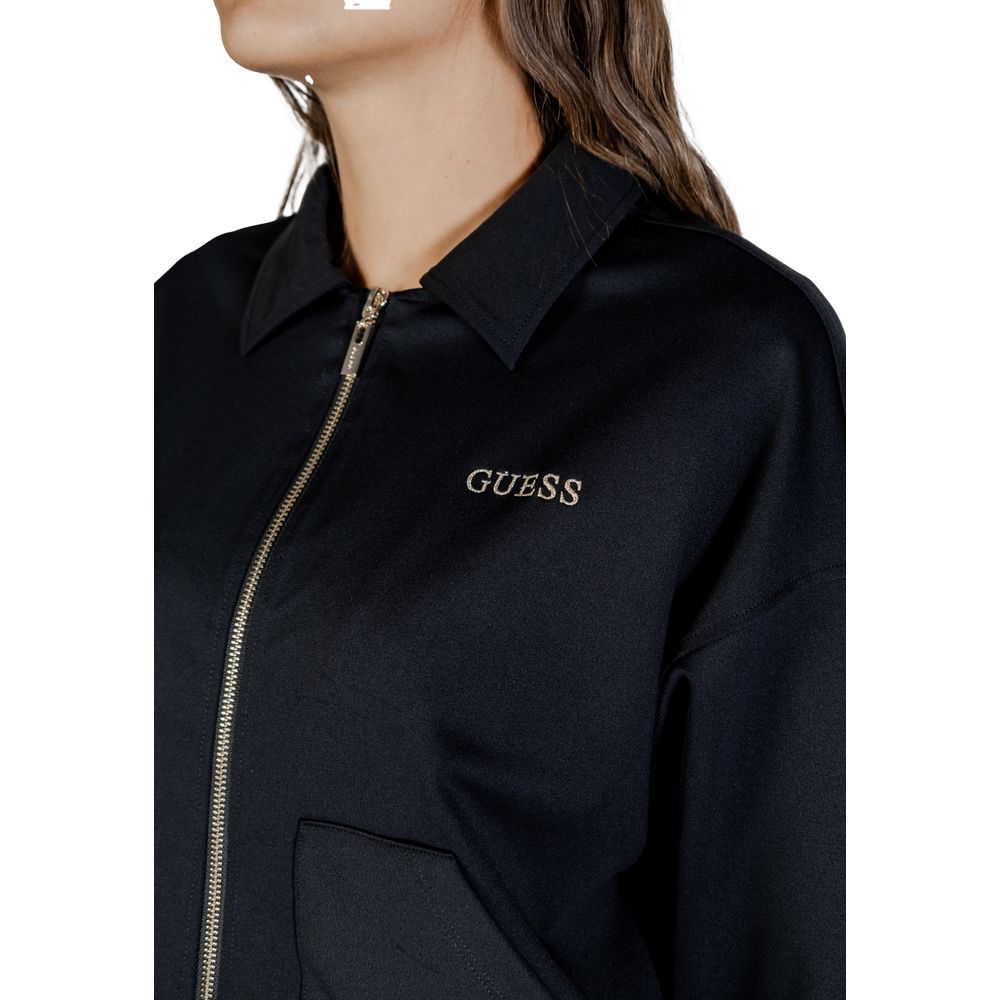 Guess Active Schwarzer Polyamid-Pullover
