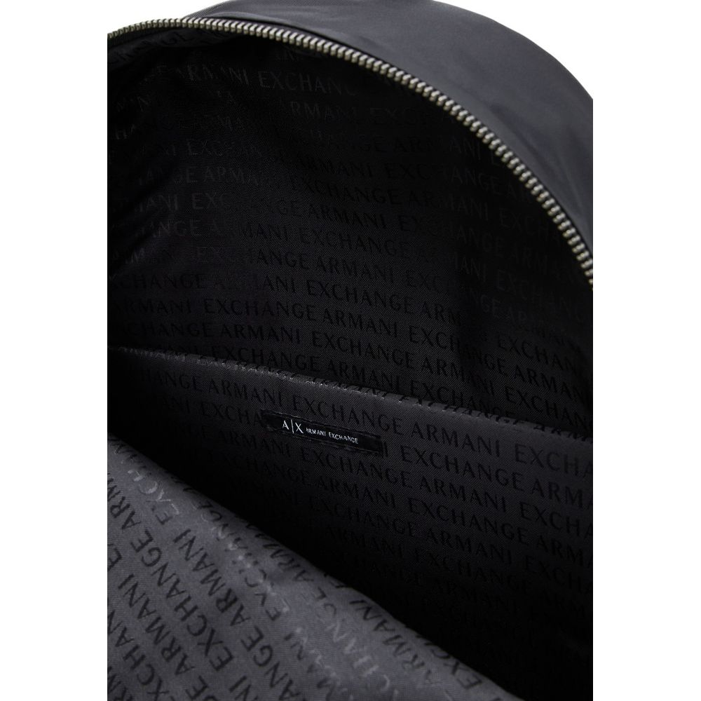 Armani Exchange Schwarzer Polyamid-Rucksack