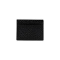 Armani Exchange Schwarzer Kartenhalter aus Leder