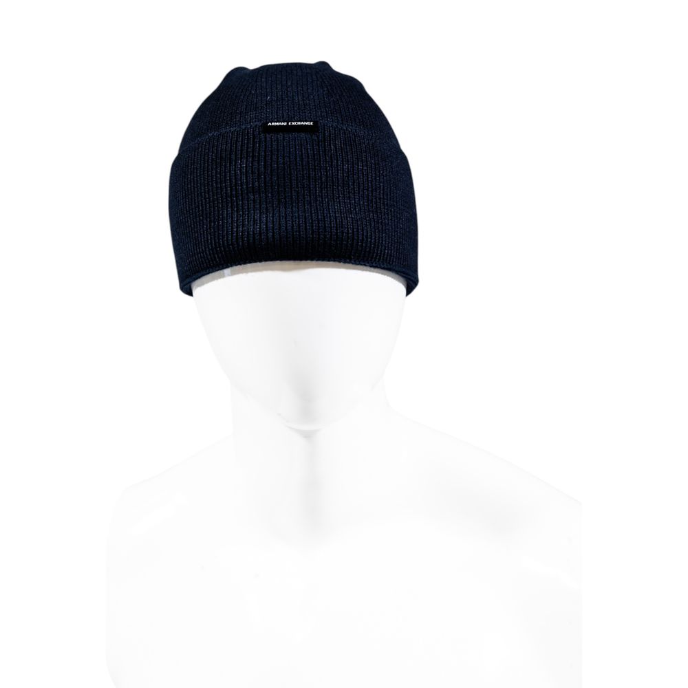 Armani Exchange Blaue Marabou-Kappe (Baseballkappe)