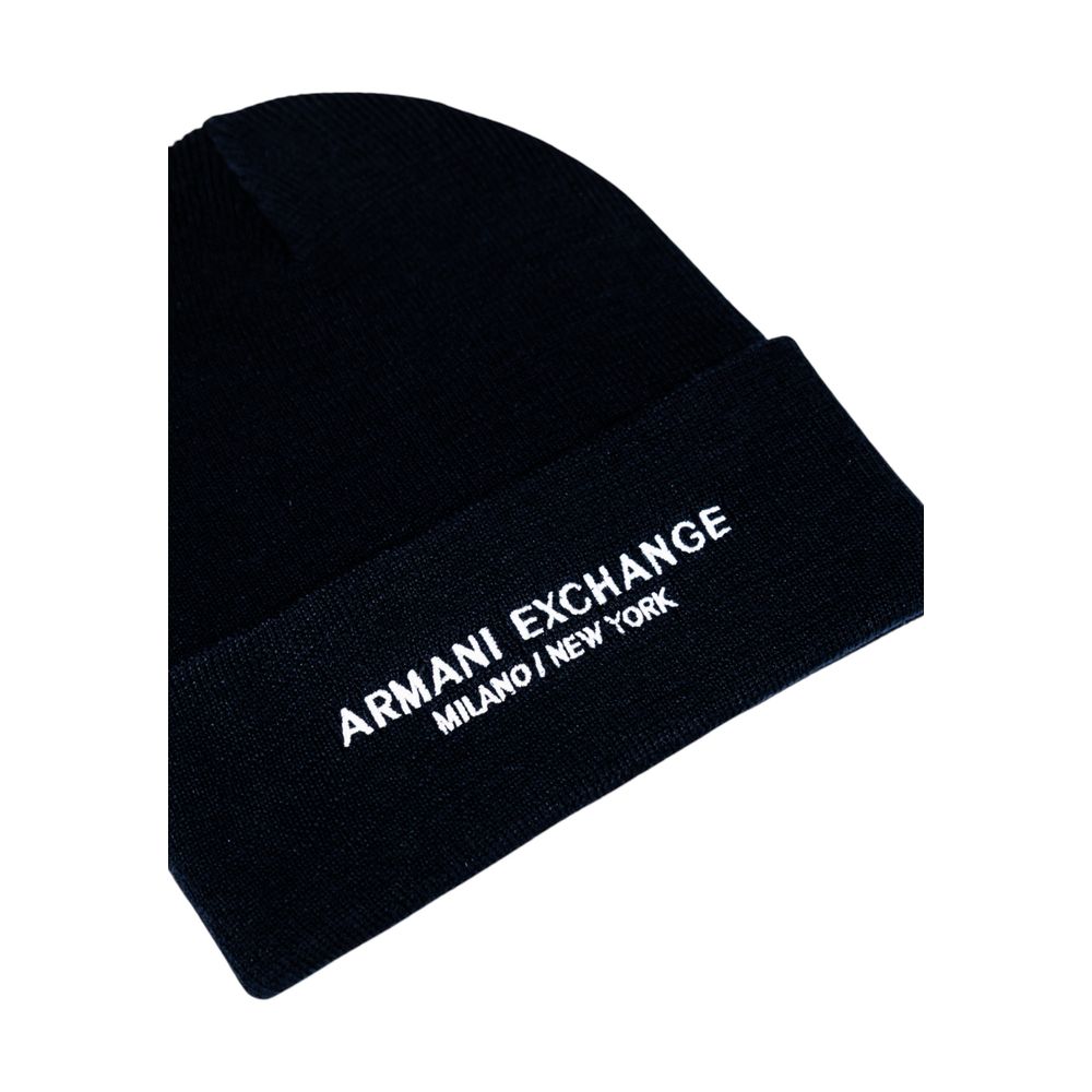 Armani Exchange Blaue Polyesterkappe (Baseball Cap)