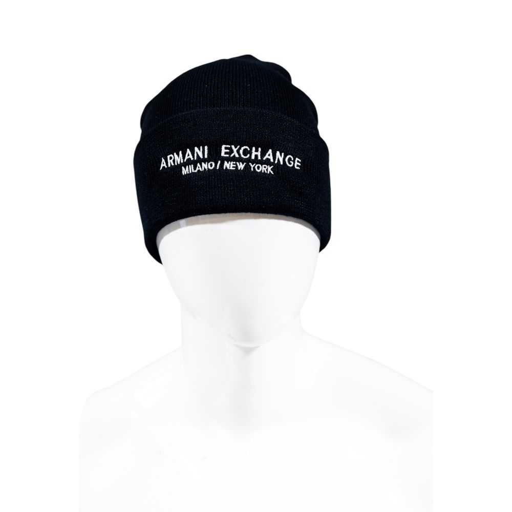 Armani Exchange Blaue Polyesterkappe (Baseball Cap)
