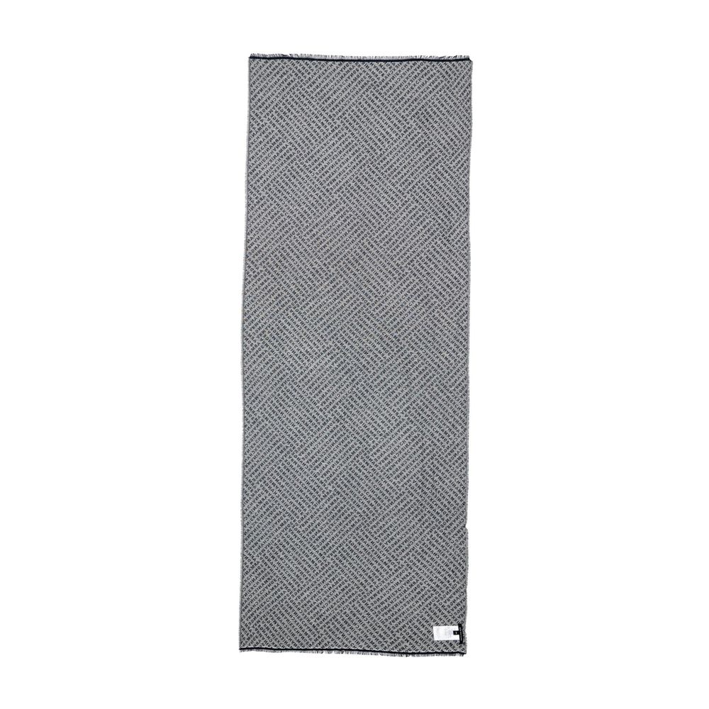 Armani Exchange Blauer Viskose-Schal