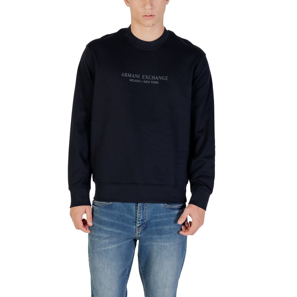 Armani Exchange Blauer Baumwoll-Sweatshirt