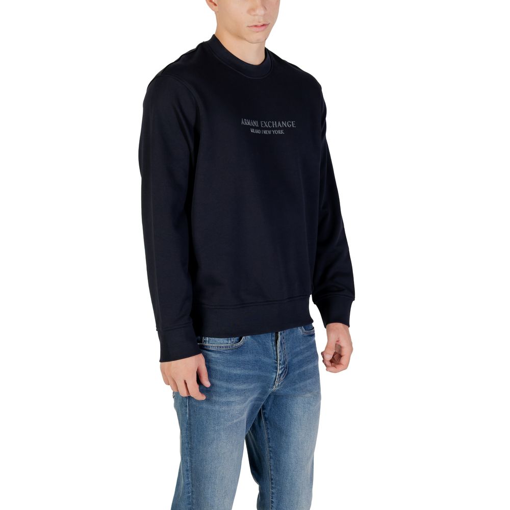 Armani Exchange Blauer Baumwoll-Sweatshirt