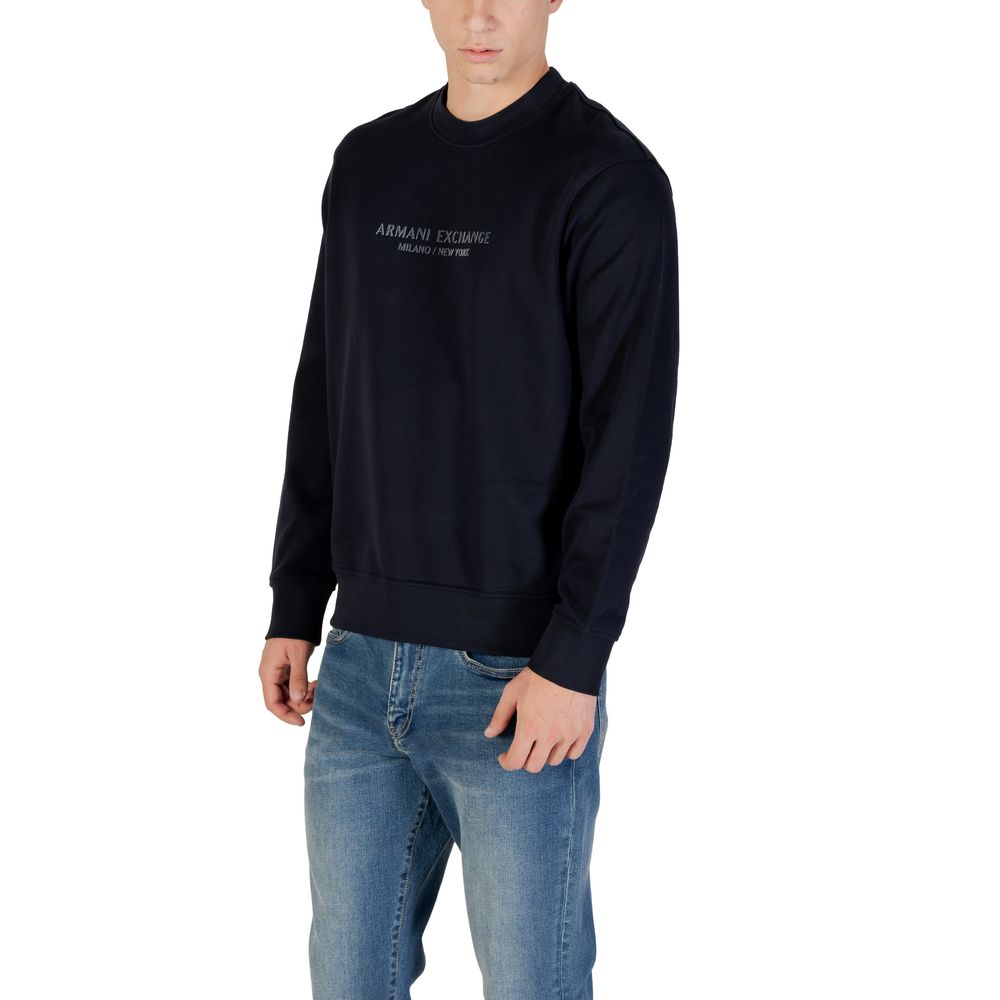Armani Exchange Blauer Baumwoll-Sweatshirt