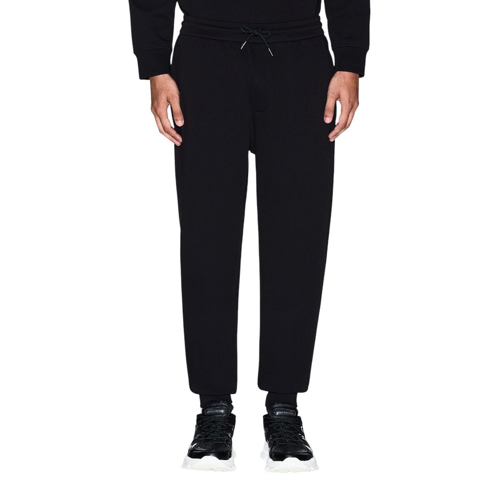 Armani Exchange Two-Tone Cotton Jogger Pants (Track Pants)