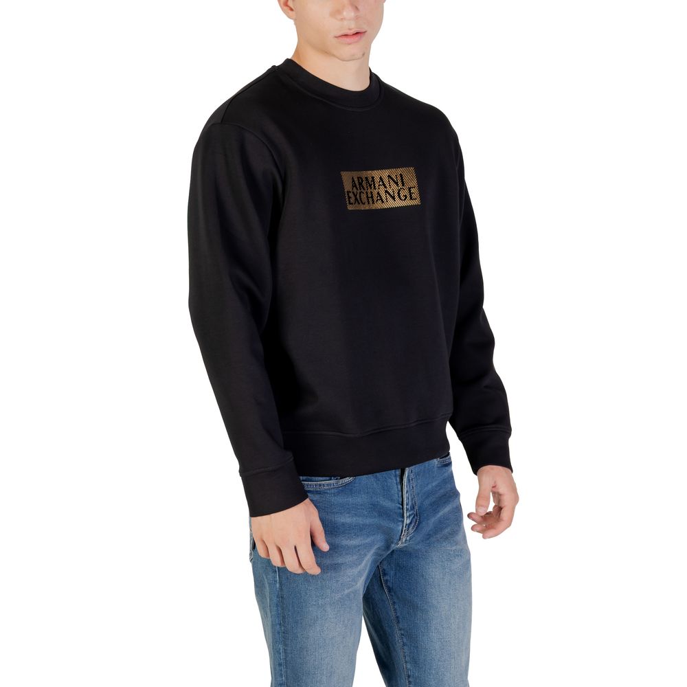 Armani Exchange Two-Tone Cotton Sweatshirt