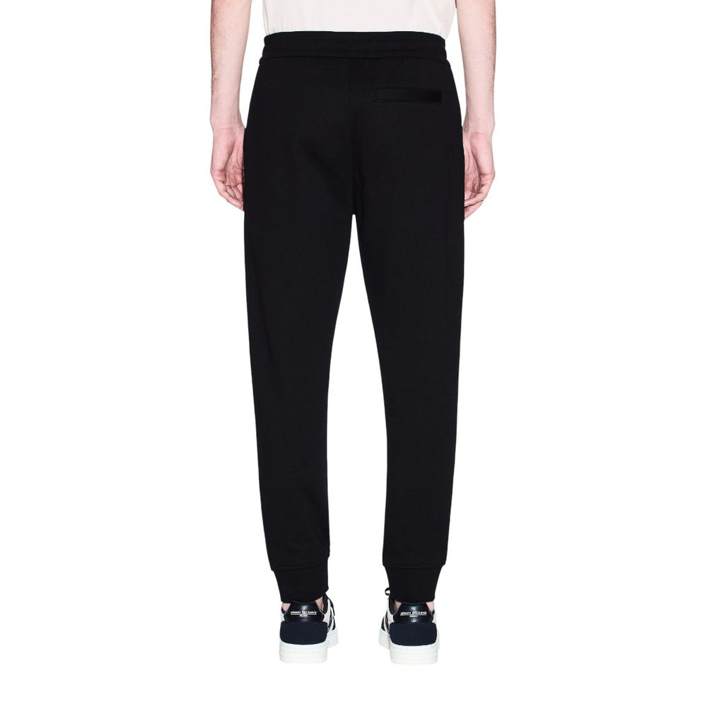 Armani Exchange Schwarze Baumwoll-Jogginghose (Trainingshose)