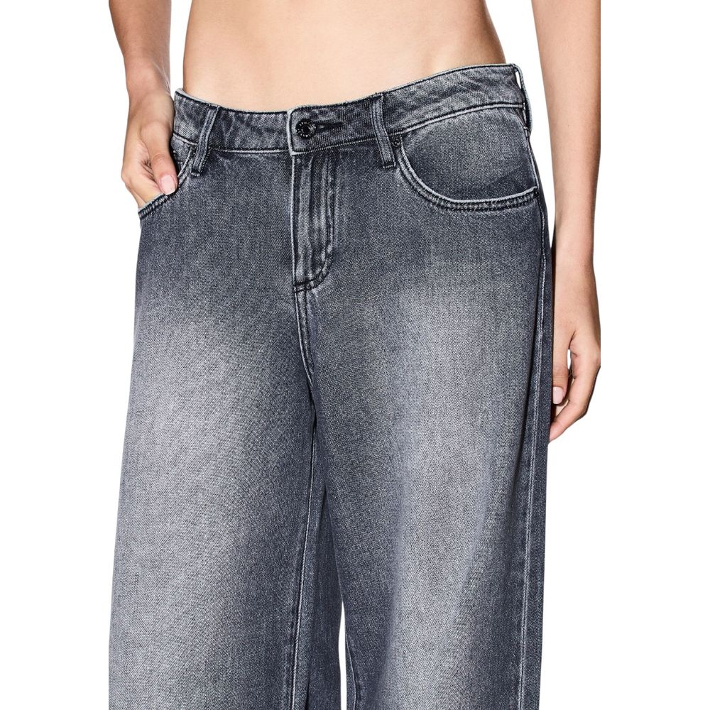 Armani Exchange Graue Jeans aus Baumwolle im Relaxed Fit