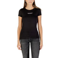 Armani Exchange Schwarzes Baumwoll-T-Shirt