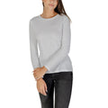 Armani Exchange Weißes Langarm-T-Shirt aus Baumwolle