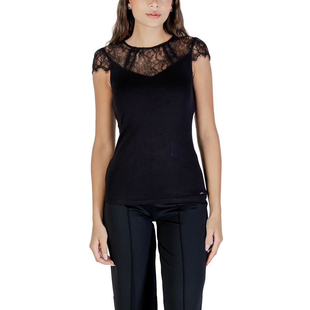 Morgan De Toi Schwarze Viskosebluse