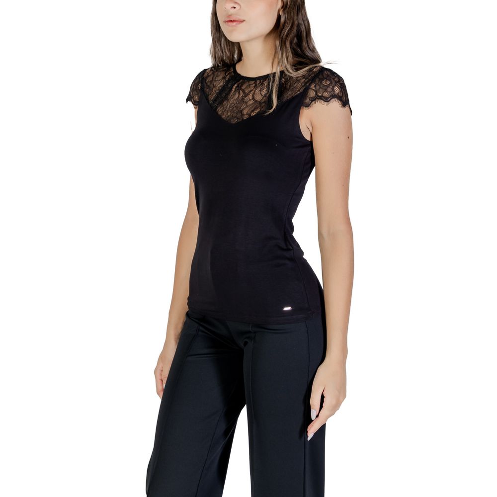 Morgan De Toi Schwarze Viskosebluse