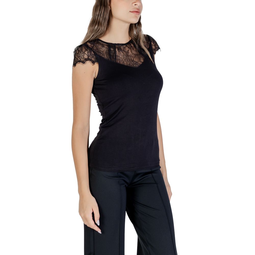 Morgan De Toi Schwarze Viskosebluse
