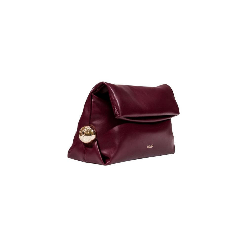 Liu Jo Bordeaux Polyethylen Clutch Bag