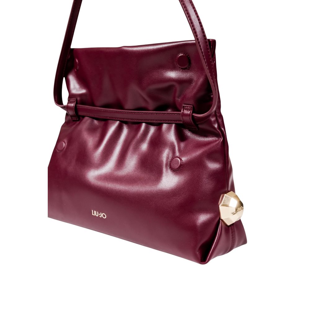 Liu Jo Bordeaux Polyethylen Clutch Bag