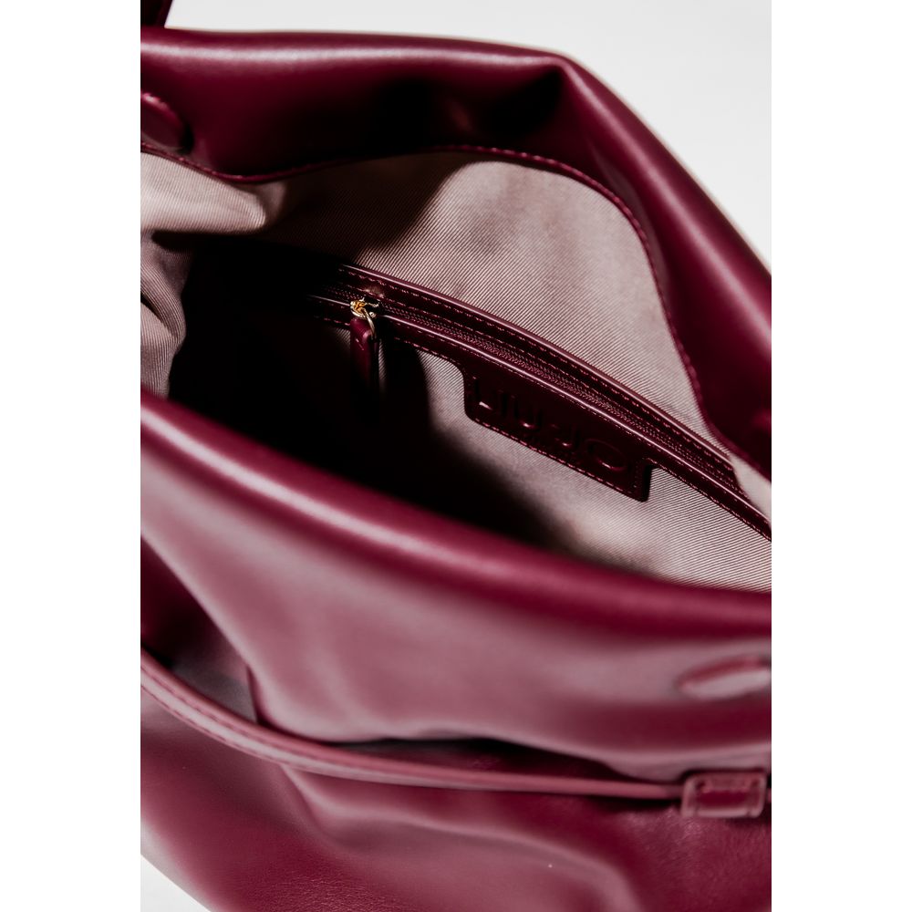 Liu Jo Bordeaux Polyethylen Clutch Bag