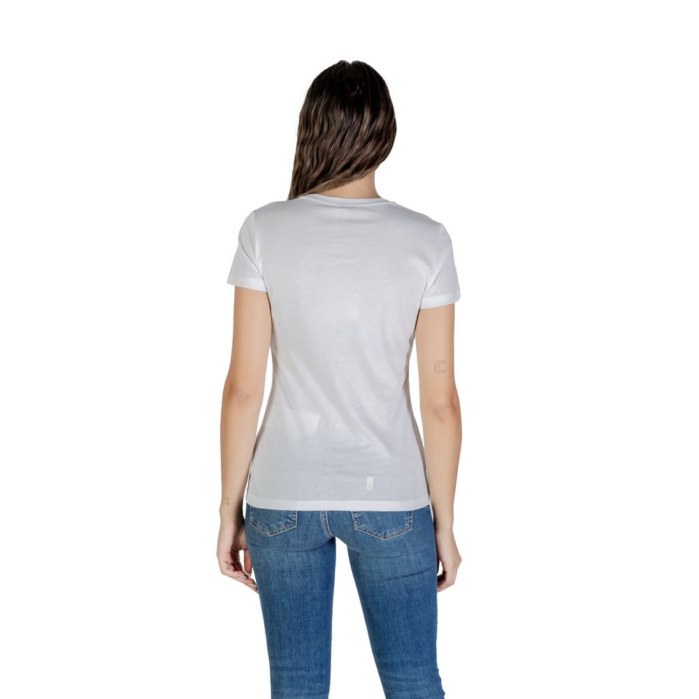Liu Jo Weißes Baumwoll-T-Shirt