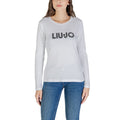Liu Jo White Long-Sleeved Cotton T-Shirt